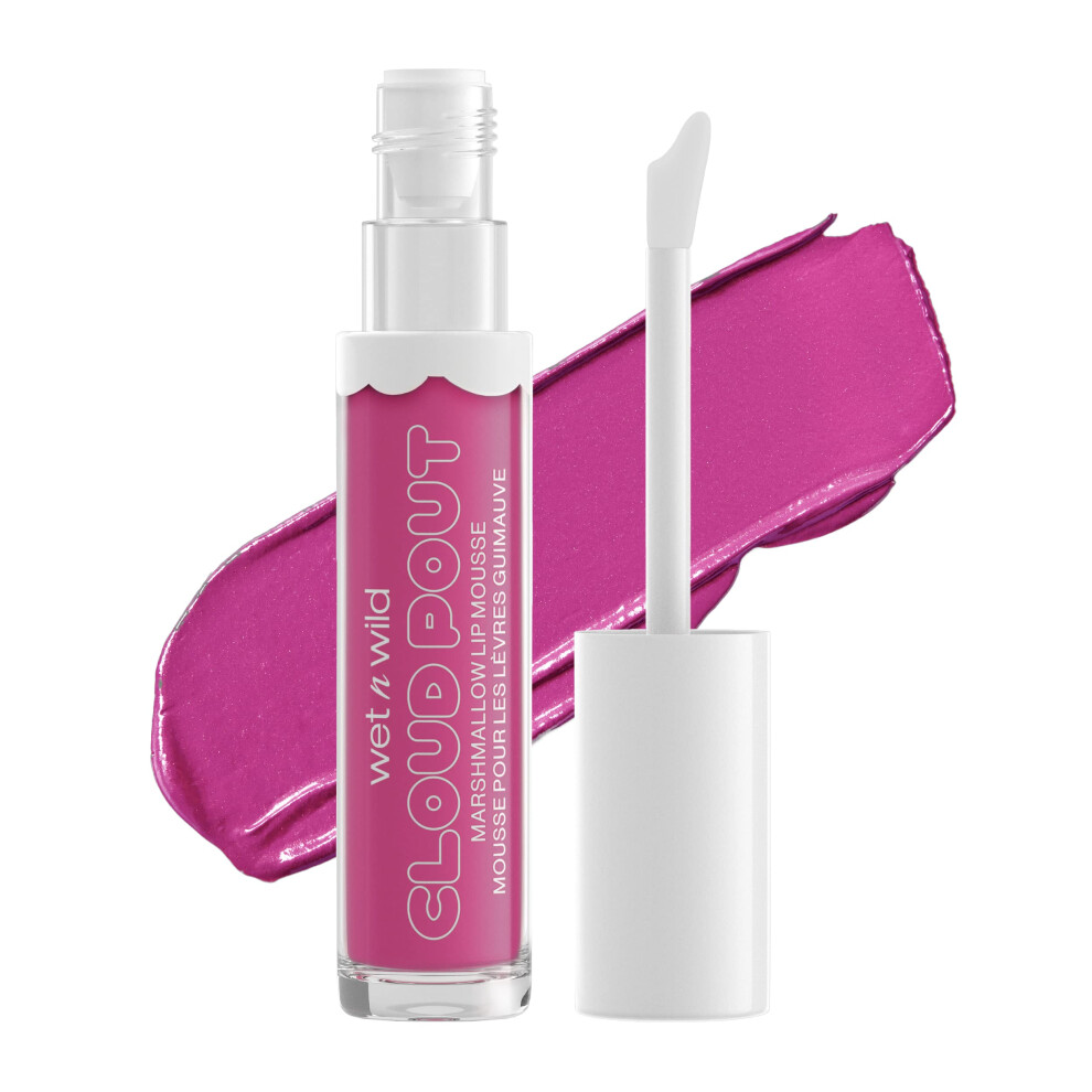 wet n wild Liquid Lipstick Cloud Pout Marshmallow  Hot Pink Candy Wasted  Matte Lip Cream Mousse  Argan Oil  Vitamin E