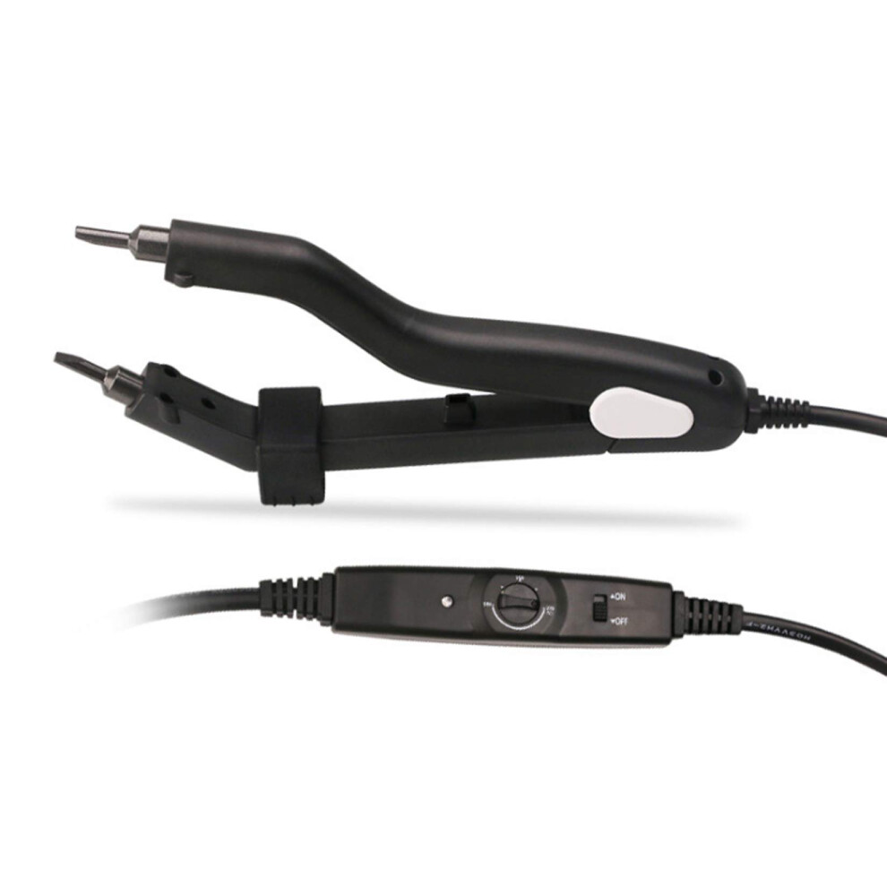 Fiunkes Unisex Not,Specified Heat Hair Connector Adjustable Temperature Heating Tip Hair Extension Iron Fusion Hair Extension Iron Keratin Bonding Tools