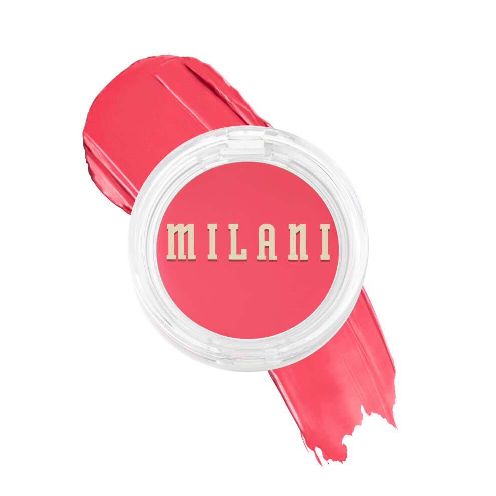 Milani Cheek Kiss Blush Makeup - Blendable & Buildable Cheek Blush  Lightweight Liquid Blusher and Cheek Color (120 Coral Crush)