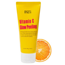 O!GETi Vitamin C Glow Peeling Daily Deep Facial hmlaszt gl - Revitalizes Cleanss a sima, hidratlt tiszta borrt - 100g