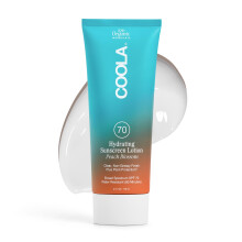 COOLA Organic Sunscreen SPF 70 Sunblock Body Lotion Dermatologist Tested Skin Care for Daily Protection Vegan and Gluten Free Peach Blossom 5 Fl
