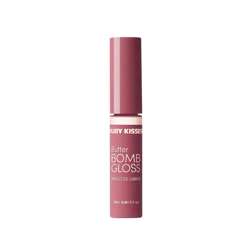 Ruby Kisses Butter Bomb Gloss Nicht-klebriger Lip Gloss mit Vitamin E - 7.8mL (Blushing) 2