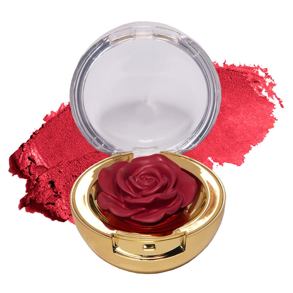 Winky Lux Cream/Mauve Cheeky Rose Blush For Cheeks Flower Blush With Vitamin E Makeup Blush And Flower Makeup Dodgy