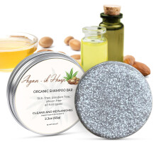 Naturalist Solid Shampoo Bar 100% Biologisch Plantaardig SLS Vrij Veganistisch Alle haartypes en lichaamsverzorging | pH-gebalanceerd Plasticvrij | E