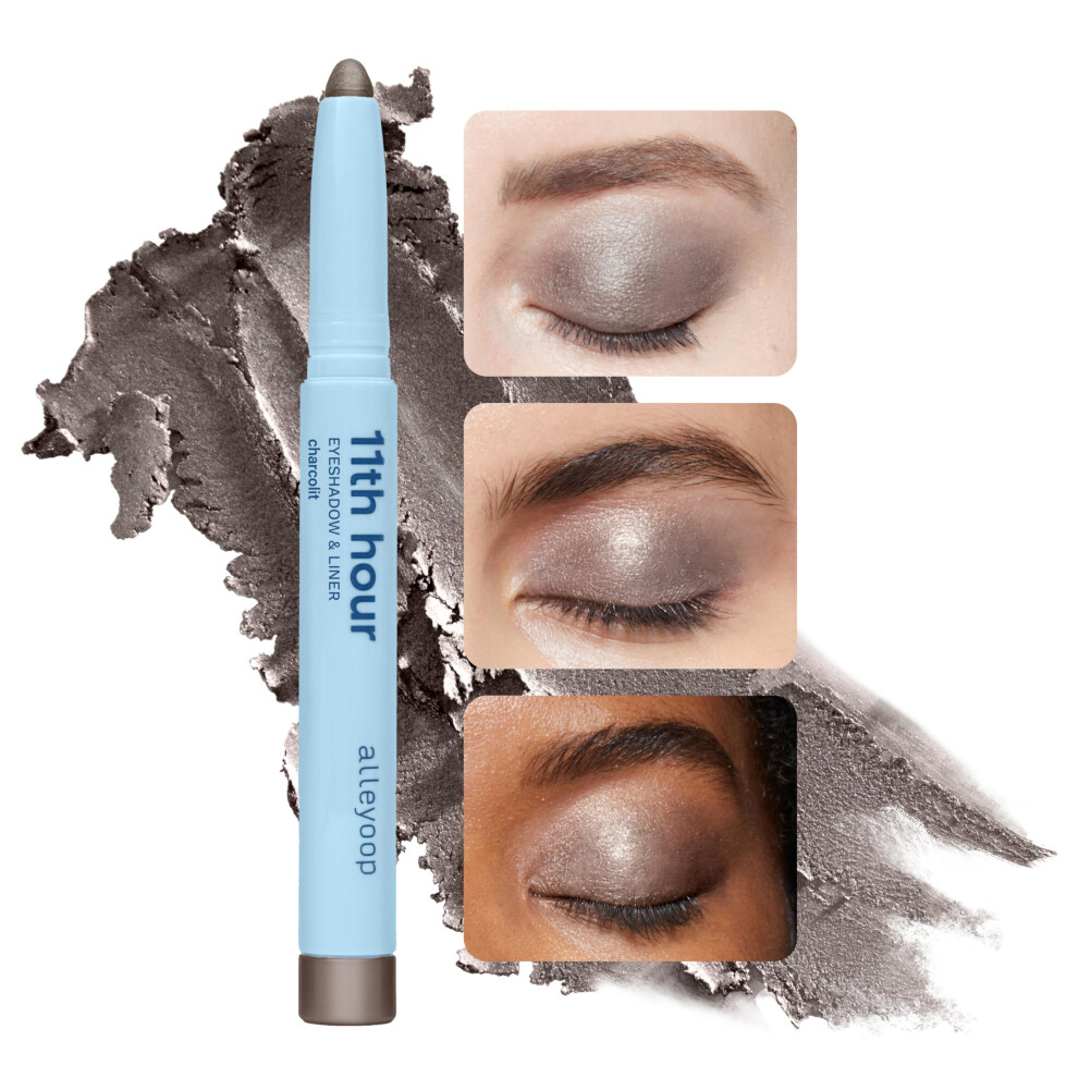 Grï¿½Nd Cream Alleyoop 11Th Hour Eye Shadow Sticks - Charcolit (Shimmer) - Award-Winning Eyeshadow Stick - Smudge-Proof And Crease Proof For Over 11 Hours - E