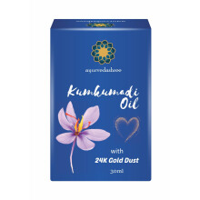 AYURVEDASHREE Kumkumadi-olie 30 ML met 24K goudvlokken Amandelolie Sesamolie Olijfolie Walnotenolie Ricinusolie Kokosolie Jojoba-olie Wortelzaadolie
