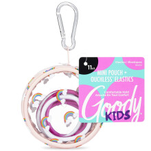 GOODY Kids Ouchless elastikker med minipose til alle h?rtyper - Tilbeh?r til kvinder og piger - Perfekt til langvarige fletninger Hestehaler og m