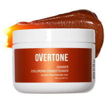 oVertone Haircare Color Depositing Conditioner - 8 oz Semi Permanent Hair Color with Shea Butter & Coconut Oil - Temporary Hair Color Dye - Vegan
