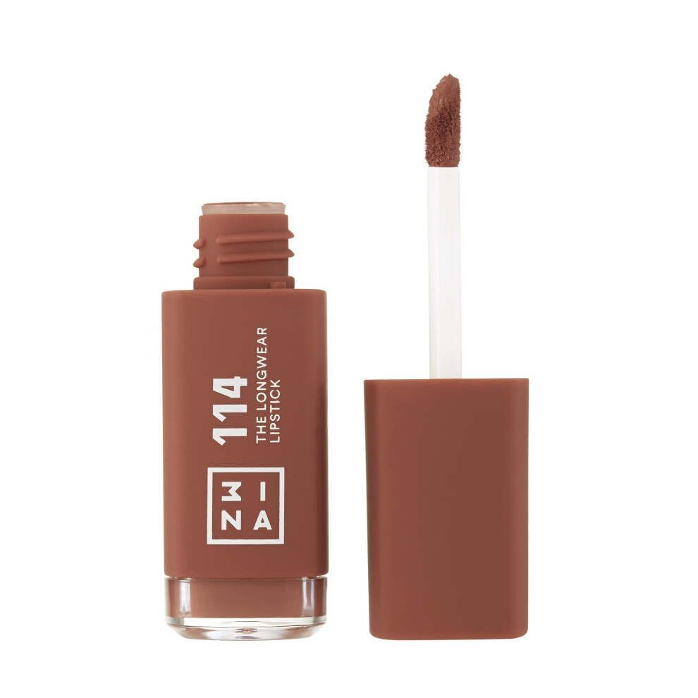 3Ina The Longwear Lipstick 114 - Naturally Hydrating Fast Drying - Shades That Stay All Day And Suit Every Skin Tone - Cruelty Free Paraben Free Ve