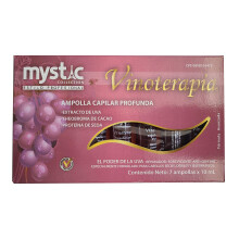 Mystic Vinoterapia Deep Hair Ampullen (pak van 7) - Unisex-volwassenen Helder/transparant ongeparfumeerde vloeistof Dames