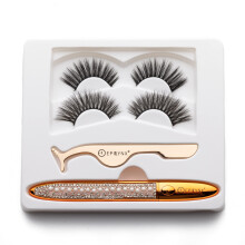 Epilynx Magic Eyeliner en Dramatische Valse Wimperset - met Valse Wimpers en Pincet voor Gevoelige Huid Zelfklevende Eyeliner Glutenvrij Allergeenvri