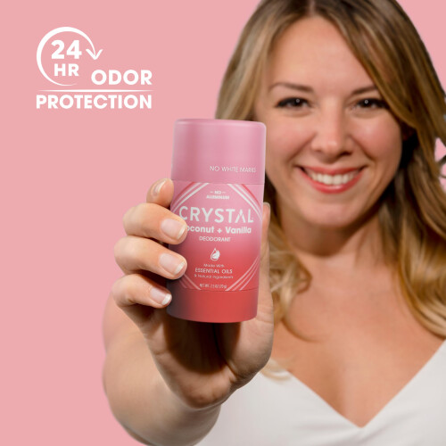 CRYSTAL Déodorant Solide Magnésium Naturel, Sans Aluminium, Combat les Odeurs 1