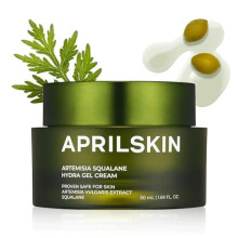 Aprilskin Artemisia Squalane Hydra Gel Cream | Dry Sensitive Acne-Prone Skin | Vegan Cruelty Free Low pH Soothing & Firming up | 50 ml | No sulf