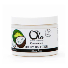 Tropical Apothecary OLA Kokosolja Body Butter - Fuktgivande med Ren Kokosolja och Hawaiianska Växtextrakt - 2.1oz
