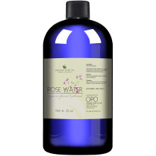 Rose Hydrosol Water - 32 oz - Pure Rose Hydrosol - Hydrating Face Toner Rose Water for Skin and Hair Linen Spray for Sheets Room Freshener Bod