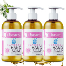 Brittanie's Thyme Basics Natuurlijke Olijfolie Handzeep Ongeparfumeerd - 12 fl oz Verpakking van 3 - Wreedheidsvrij Veganistisch Geen synthetische ad