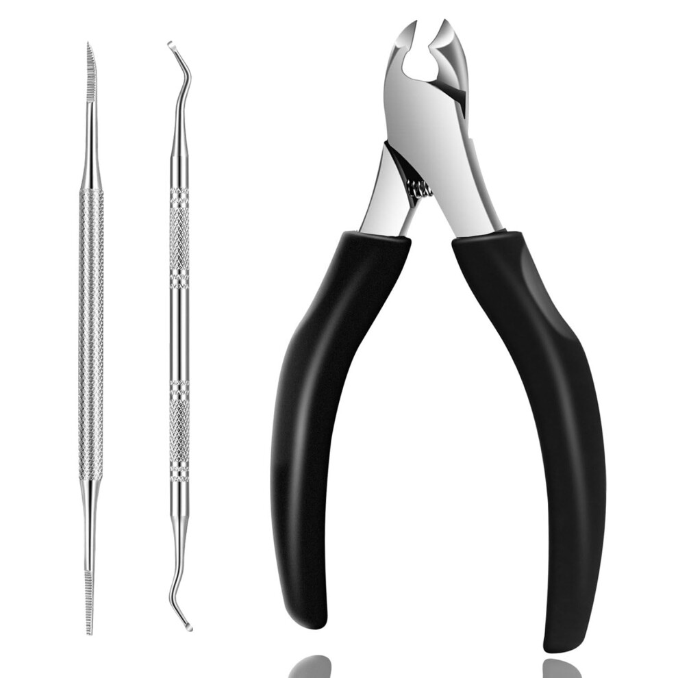 Baisibang Podiatrist Toenail Clippers For Seniors Thick Toenails Manicure And Pedicure Set With Toenail Files Toenail Lifter Heavy Duty Toenails Trimmer For Men