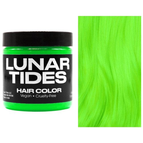 Lunar Tides semi-permanent h?rfarve (43 farver) (Neon Lime)