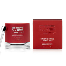 Dermelect Smooth & Supple Lip Mask Melt Anti Aging Lip Balm with Castor Oil Jojoba Abyssinian Evening Primrose Oil Hydrating & Replenishing for D