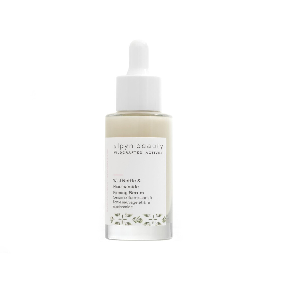Alpyn Beauty Alpyn Wild Nettle & Niacinamide Firming Serum | Visibly Smooth Plump & Moisturize | Reduce The Look Of Fine Lines & Pores - For All Skin Types | 1 O