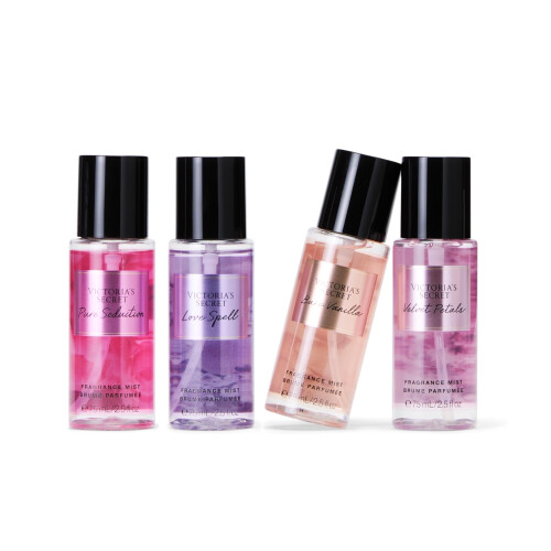 Victoria's Secret Σετ Δώρου Mini Mist Collection Victoria's Secret 4 Τεμαχίων, Ποικιλία Αρωμάτων, Δώρο για Γυναίκες 1