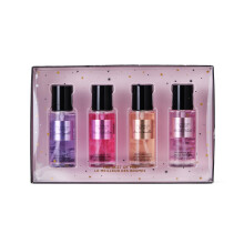 Victoria's Secret Geur Mist Collectie 4 Delige Mini Mist Cadeauset, Assortiment Geuren voor Vrouwen