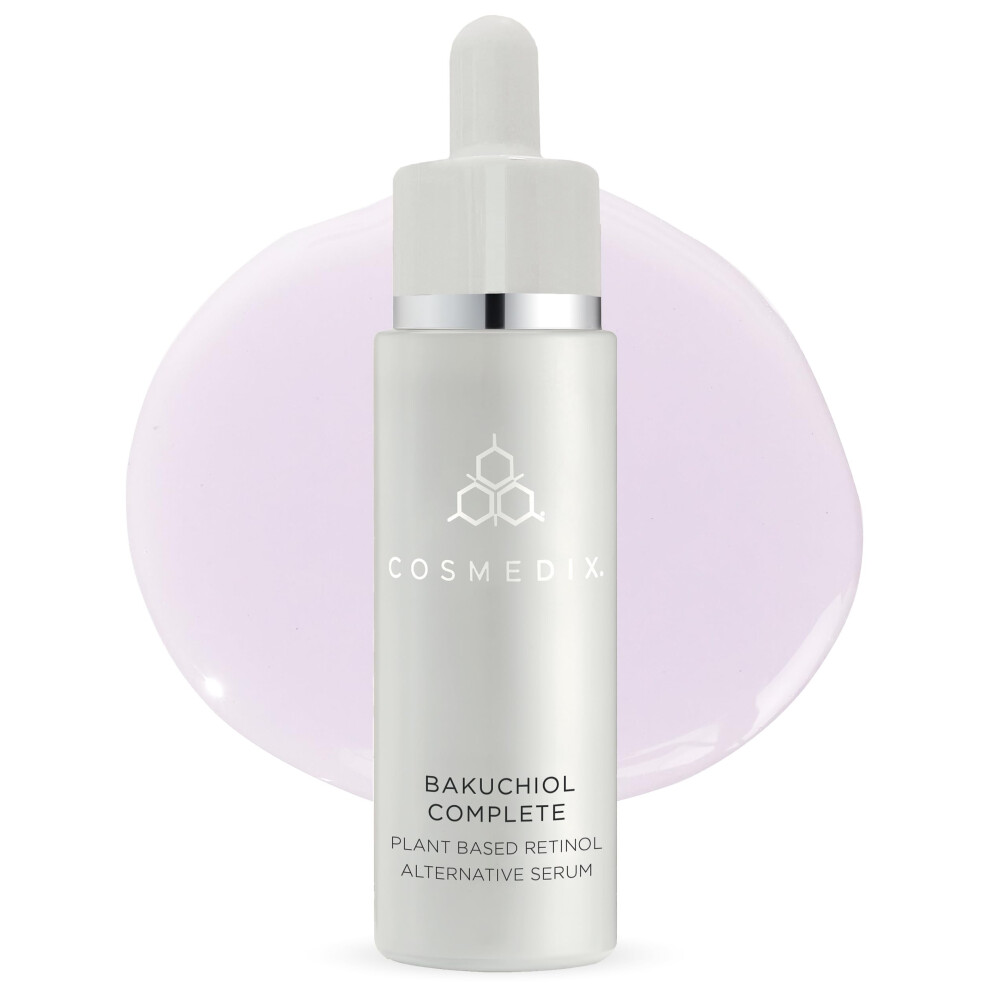Cosmedix Bakuchiol Complete Plant-Based Retinol Alternative Serum Improves Appearance Of Fine Lines And Wrinkles Lightweight And Conditioning Botan