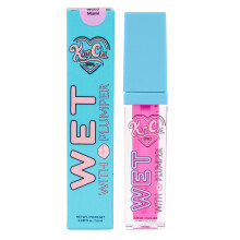 Kimchi Chic Beauty High Shine Wet Gloss Lip Plumping Lip Gloss High Shine Non-Sticky Super Lightweight and Vegan Lip Gloss Translucent Hot Pink
