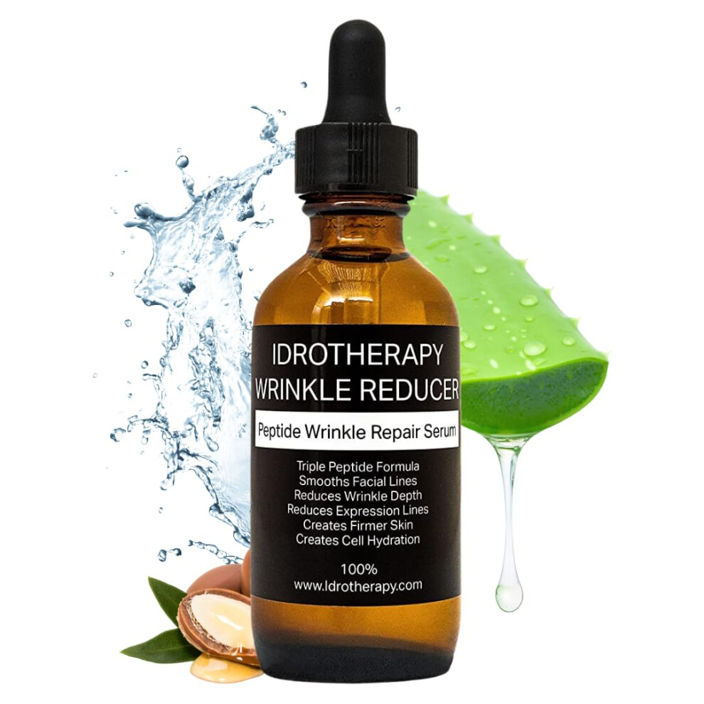 Idrotherapy Peptide Face Serum Deep Moisturizer Skin Glow Create Firmer Skin And Cell Rehydration