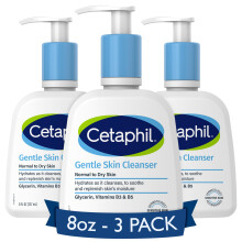 Cetaphil Face Wash hidratl gyengd bortisztt szraz s norml rzkeny borre J 8 oz 3 csomag illatmentes szappanmentes s nem habz