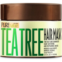 Maska na vlasy Tea Tree Oil - kondicionr a hloubkov hydratacn kra pro such pokozen vlasy - s hydratacnm proteinem pro pokrocilou opravu - zkl