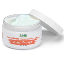 Telov mlko 360Feel Mango Papaya hydratuje s kokosovm a olivovm olejem na rostlinn bzi pro nemastnou citlivou pokoku po cel den