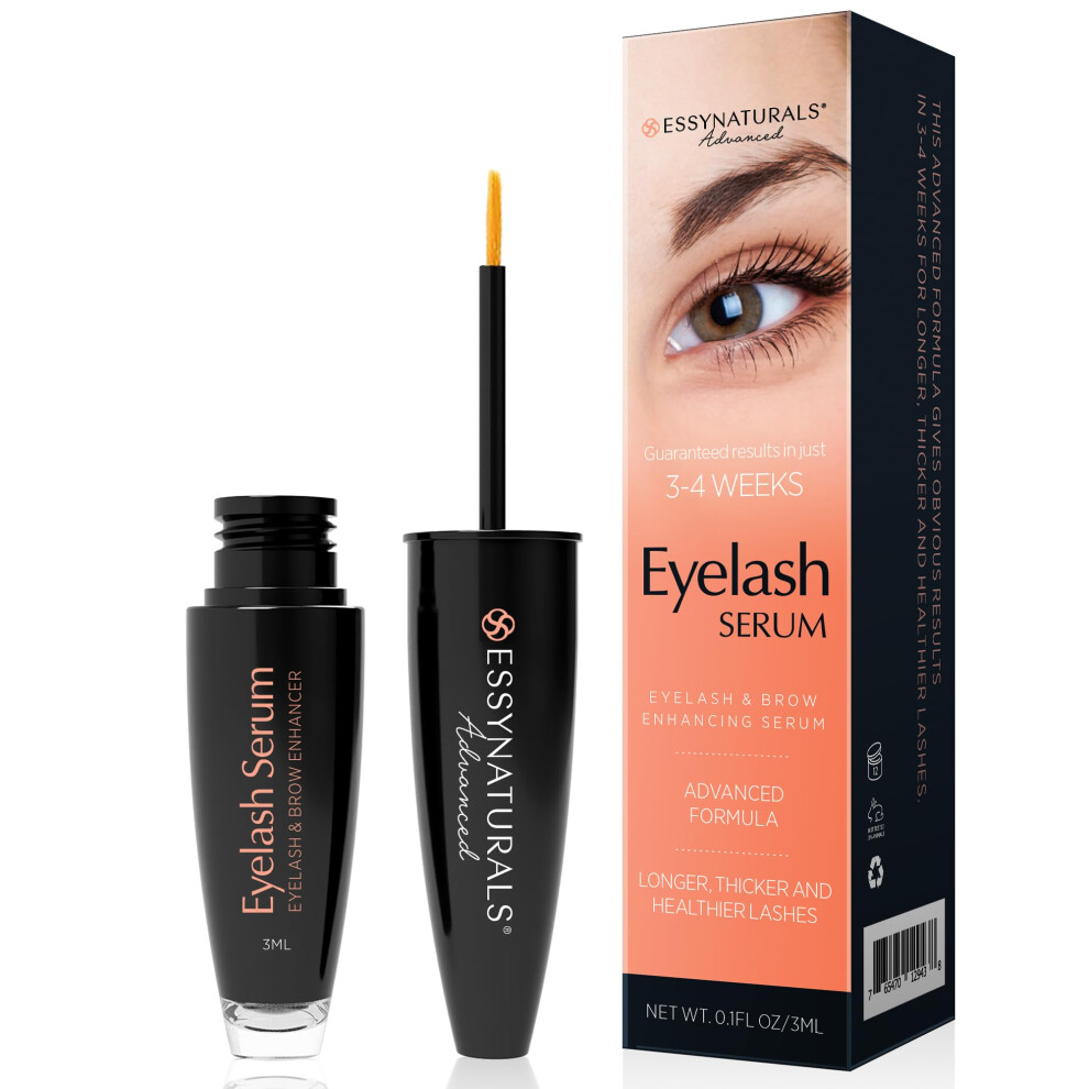 Essynaturals Advance Essynaturals Premium Eyelash Growth Serum For Longer Fuller Thicker Lashes