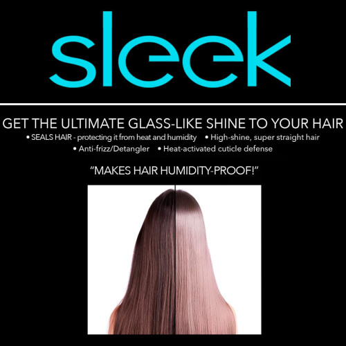 Capa de brillo antihumedad SLEEK para el cabello 8 oz. 1