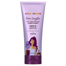 Pantene Gold Series Root Rejuvenating Conditioner with Apricot Oil & Green Tea Moisturizes & Fortifies for Natural Textured Curly Coily Hair Sul