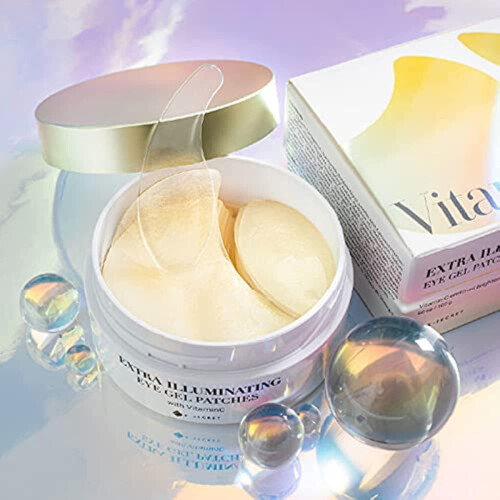 K-Secret, Patchs de Gel de Olho, Extra Iluminante, 60 Patchs