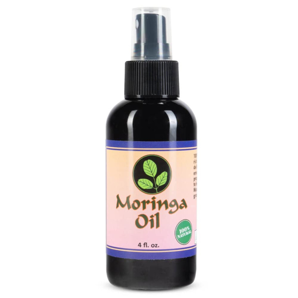 Moringa Energy Life Olio Di Moringa 4 Oz — Olio Di Semi Di Moringa 100% Puro Pressato A Freddo Per Viso Pelle E Capelli, Corpo, Olio-image