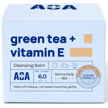AOA Studio Skin Green Tea & Vitamin E Nettoyage Baume de fusion a l'huile pour le maquillage Double nettoyage Nettoyant pour le visage Type de pe