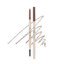 Tuka na oboc ETUDE Bare Edge Brow Pencil - Natural Brown | thl kartcek ve tvaru estihelnku, kter jemne pokryje kad pramen ras | Rasenka n