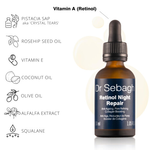 Dr Sebagh Retinol Night Repair 30 ml 2