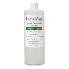 Plant Guru Vegetable Glycerin/Glycerin 32 oz. - USP Food Grade Kosher - Skvel pro plet, vlasy, oblicej, telo a vlastn vrobu mdla.