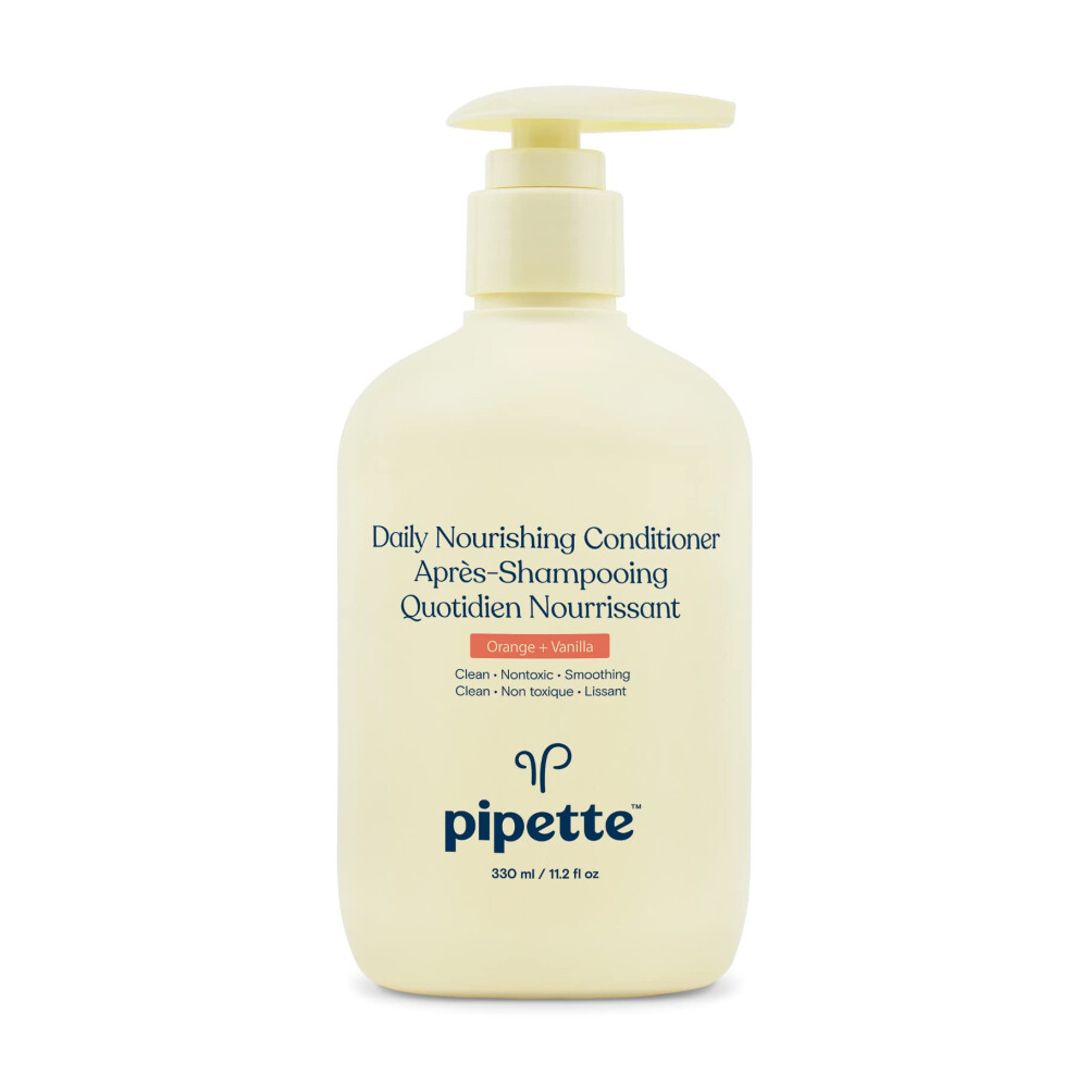 Photos - Hair Product Pipette Daily Nourishing Conditioner -Tear Free Conditioner for Kids Adds Moisture 100 Plant-Derived Squalane and Quinoa Ora