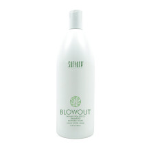Surface Hair Blowout Shampoo for Women and Men Organic Conditioner and Heat Resistant Hair Style Protector with Babassu Oil 33.8 Fl. Oz.