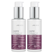 Joico Defy Damage Sleepover Overnight Nourishing Treatment | Strengthen Bond & Reduce Split Ends | No Rinse Treatment 3.38-Ounces