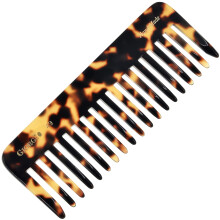 Giorgio G49T Grands cheveux de 5,75 pouces demelant les dents larges pour les cheveux epais boucles. Peigne a demeler les cheveux longs pour moui