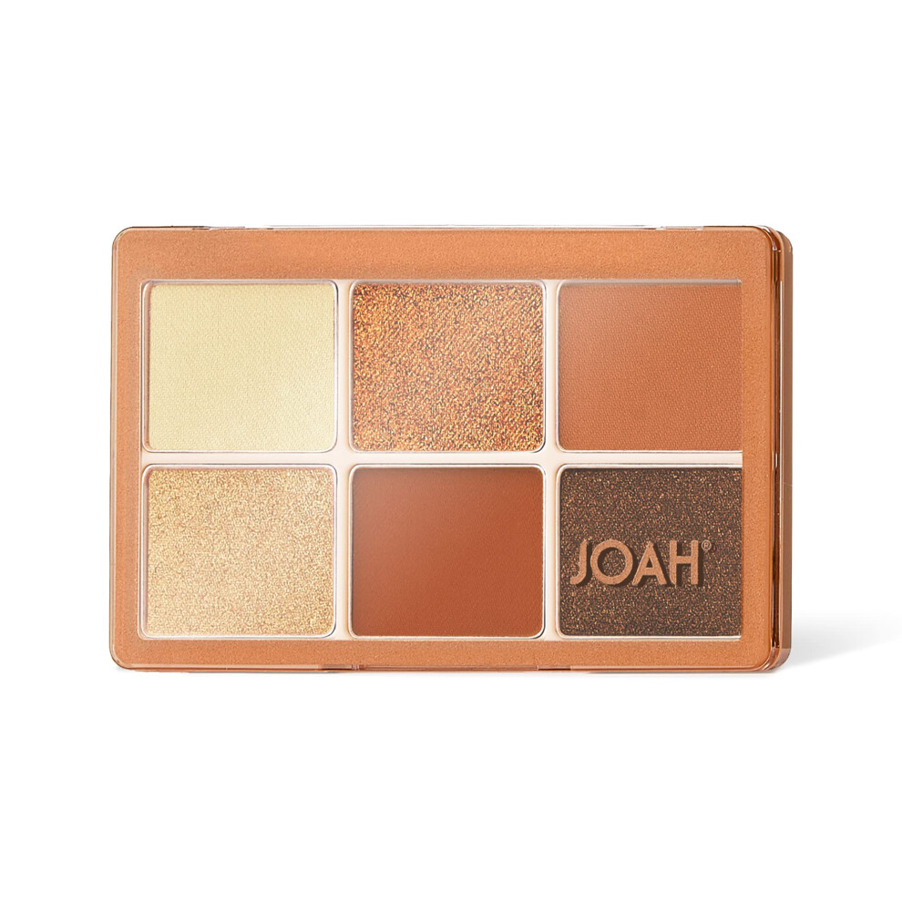 Joah Eyeshadow Palette Escapades Eye Makeup 6 Shades Richly Pigmented Long Lasting Powder Shadow In Matte & Shimmer Finishes Korean Beauty Palett