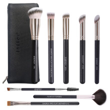 ENERGY Makeup Brushes Premium Synthetic Foundation Powder Concealers Eye Shadows Mascara Eyeliner Brow Fan Blush Makeup Brush S?t med PU Kosmetik