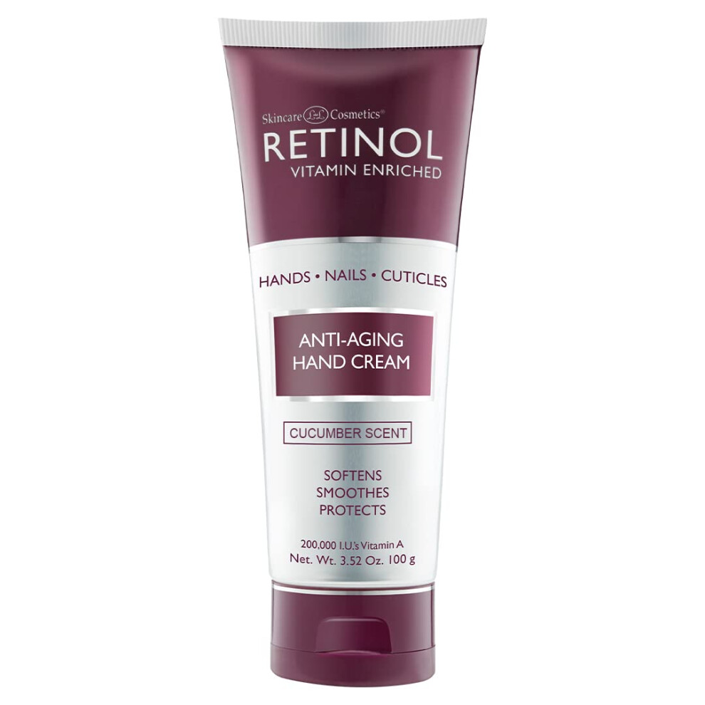 Retinol Anti-Aging Hand cream - The Original Retinol Brand For Younger Looking Hands -Rich  Velvety Hand cream conditions & Protects Skin  Nails & cut-image-OPC-PFPKT8T-NEW