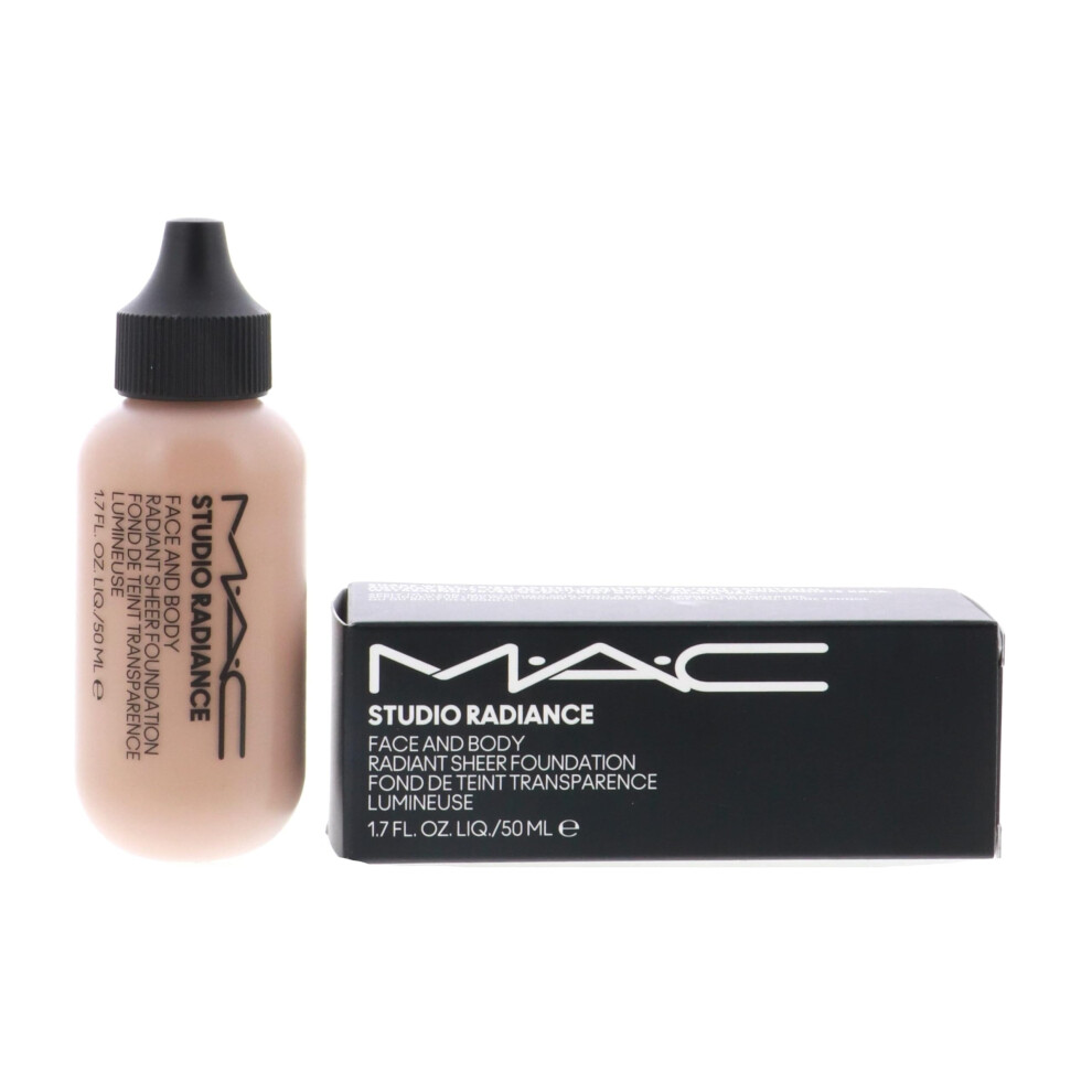 M.A.C Studio Radiance Face And Body Radiant Sheer Foundation C4  1.7 Ounce