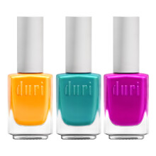 duri Trio Neon Nail Polish Set - GBD203 Oh My Neon Matte Finish Quick Drying 0.45 Fl Oz each